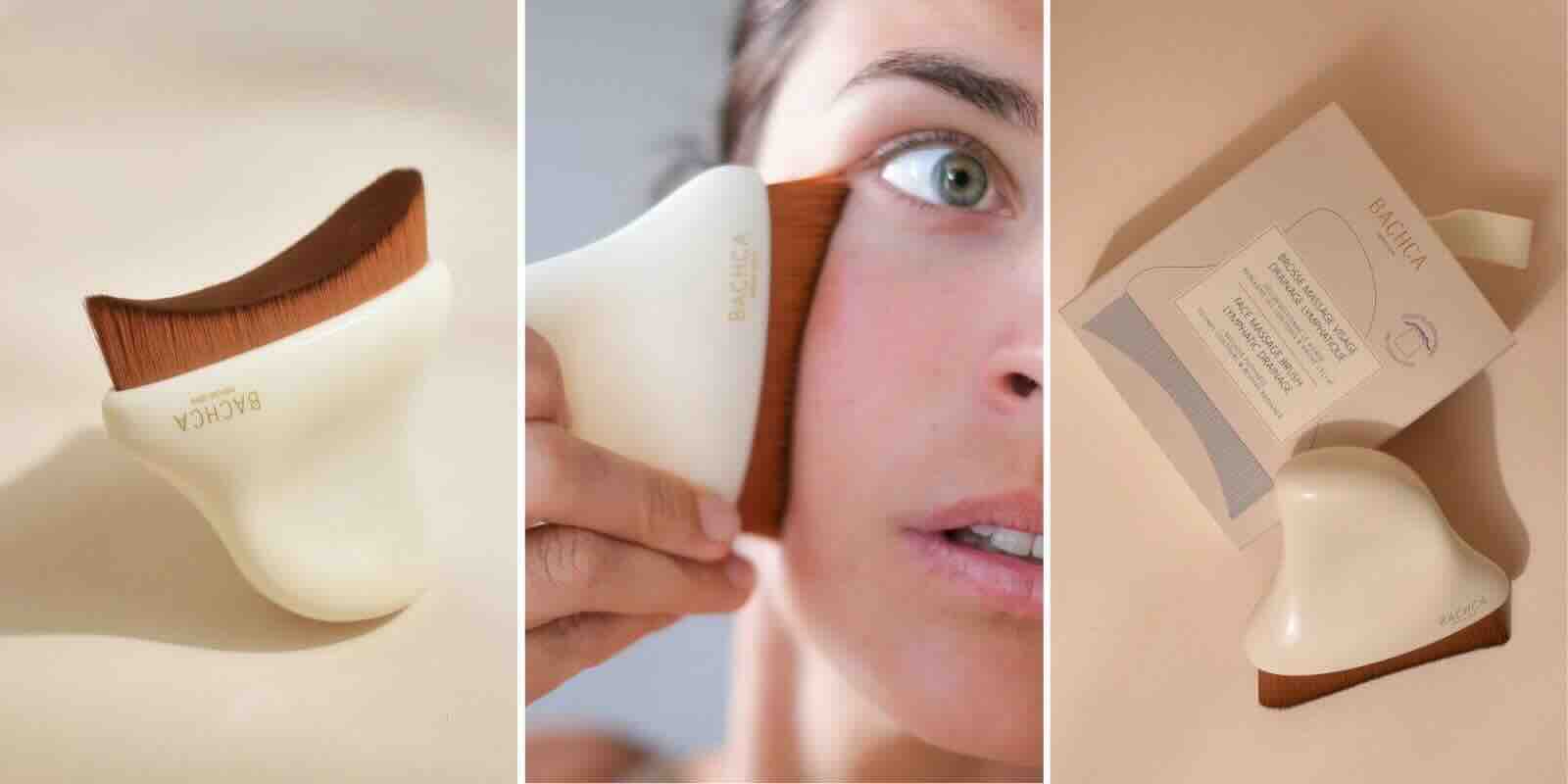 Lymphdrainage-Gesichtsbürste BACHCA Paris für Gesichtsmassage